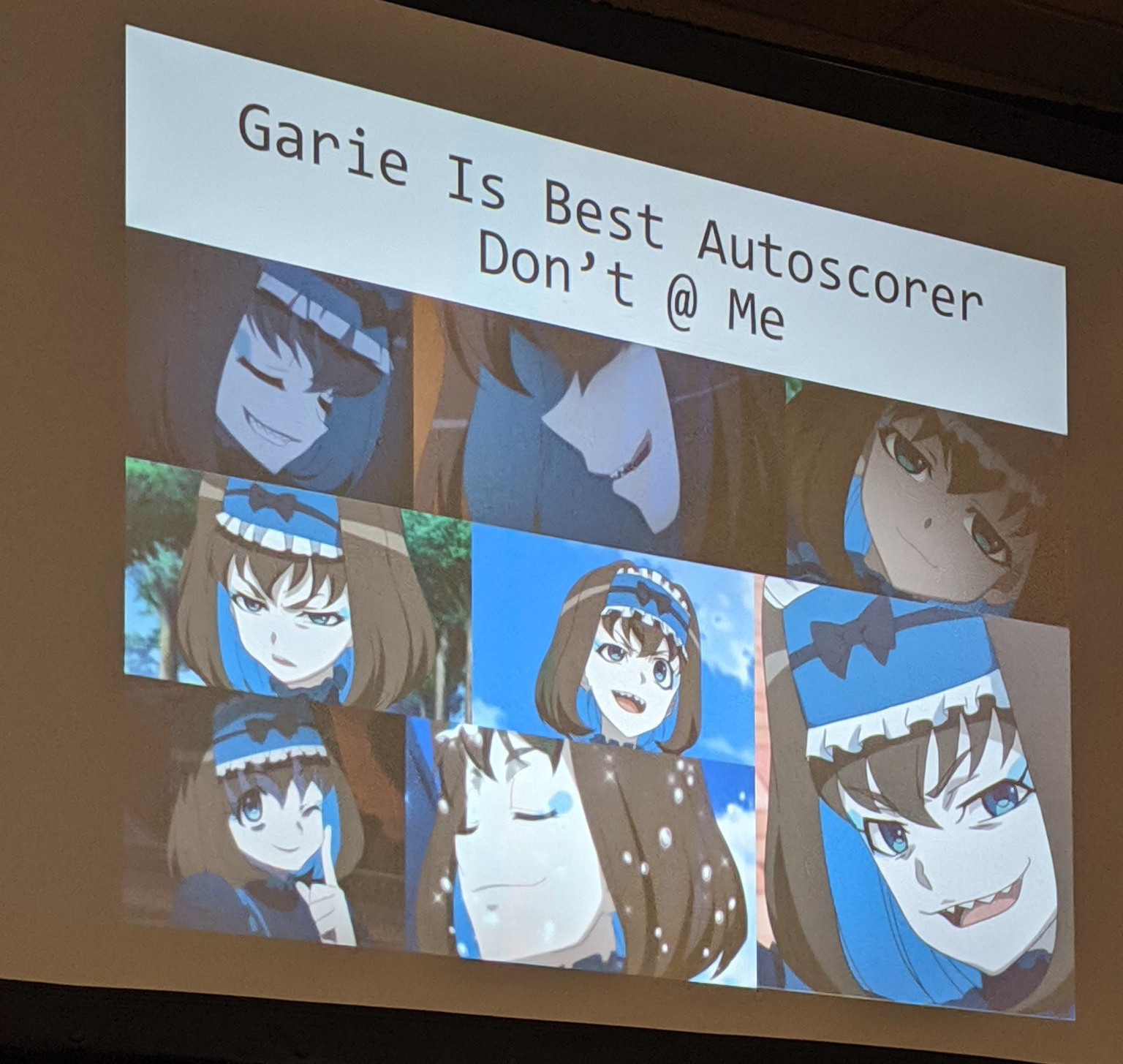 Panel Slide: Garie Face Collage